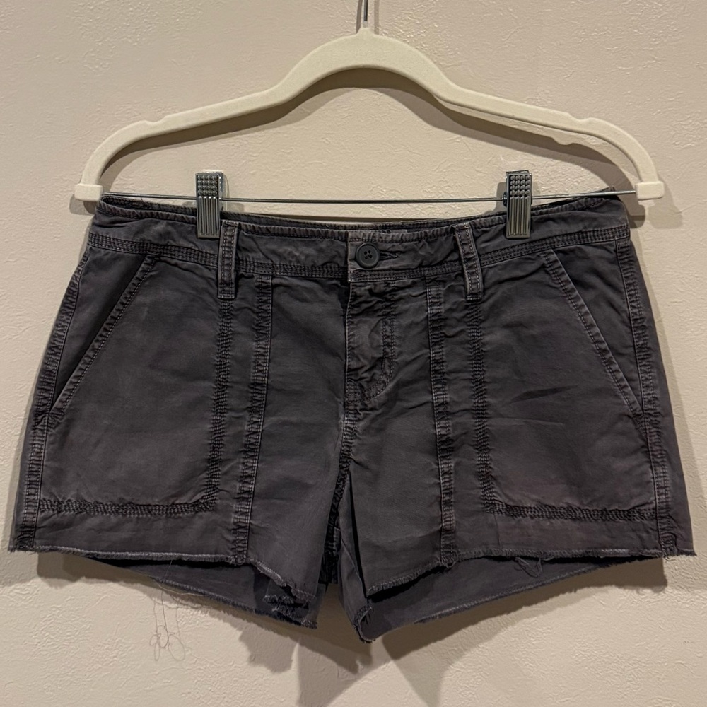 Women’s Gray Cargo Shorts